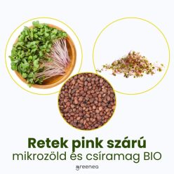 Retek pink mikrozöld és csíramag BIO