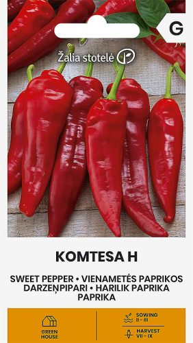 Paprika Komtesa F1 vetőmag