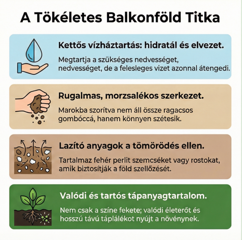 balkonkert talaj, balkonföld